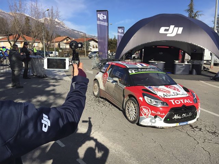 Race mee met World Rally Championship 2018 in Wales gefilmd met DJI Inspire 2 in 4K